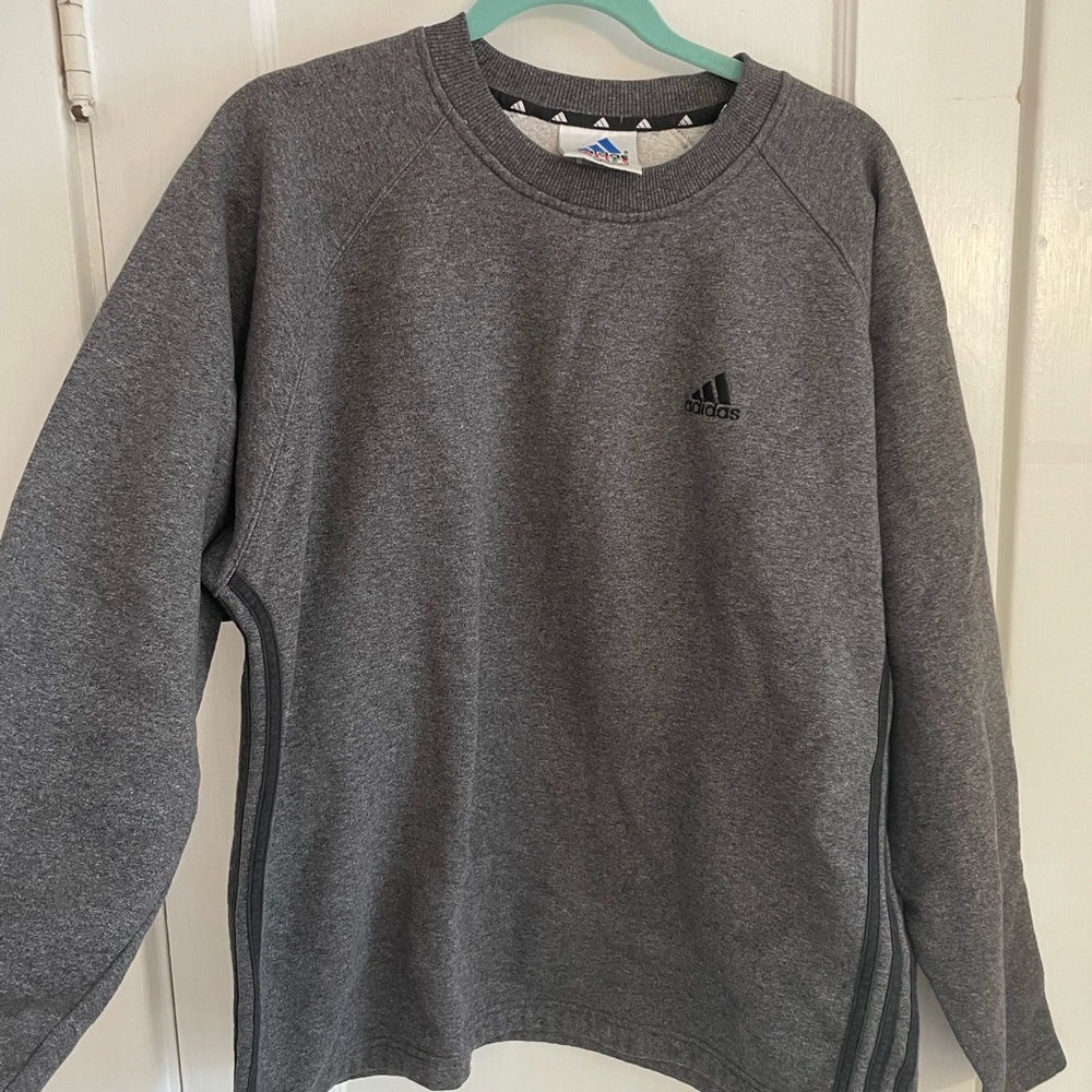 Adidas grey 90s pullover